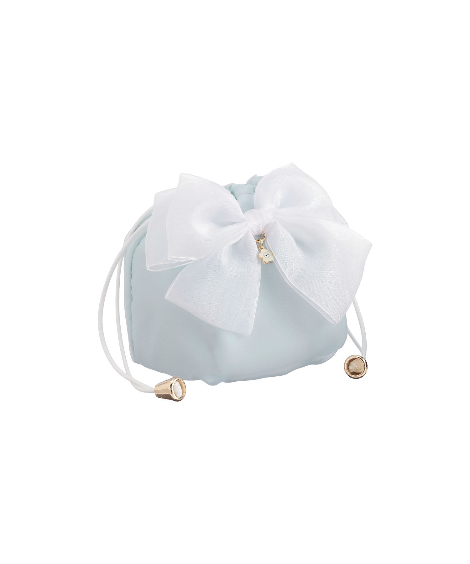 MARY QUANT「シアーリボン 巾着ポーチミニ」|ポーチ|