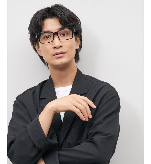  「ウェリントン型メガネ｜ビジネス｜Zoff｜SMART REGULAR CALRO レンズ交換券付」|メガネ|