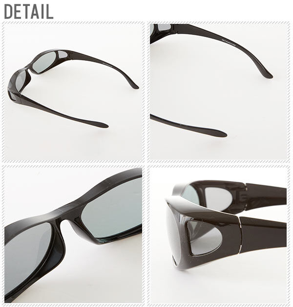 BACKYARD FAMILY「オーバーグラス 冒険王 サングラス 偏光 オーバーサングラス ネオサンカバー 通販 紫外線 UV」|サングラス|