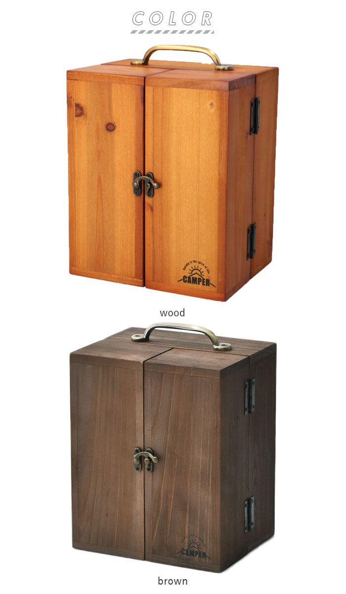 BACKYARD FAMILY「スパイスボックス キャンプ 通販 スパイスラック スパイスキャビネット 木製 調味料入れ」|食器・キッチングッズ|