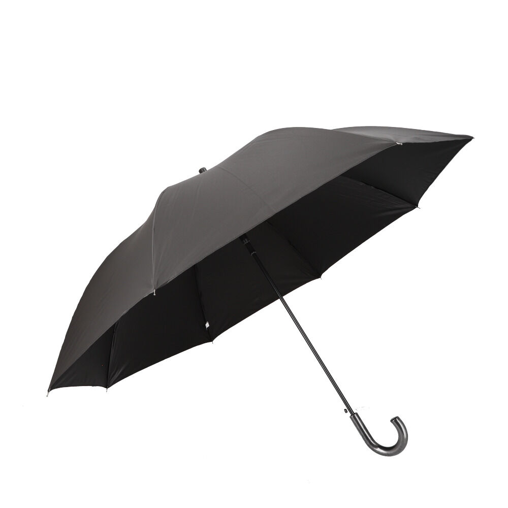 BACKYARD FAMILY「晴雨兼用傘 男性用 通販 傘 かさ アンブレラ ジャンプ傘 雨傘 日傘 70cm 大きい 耐風傘」|傘|ブラック1