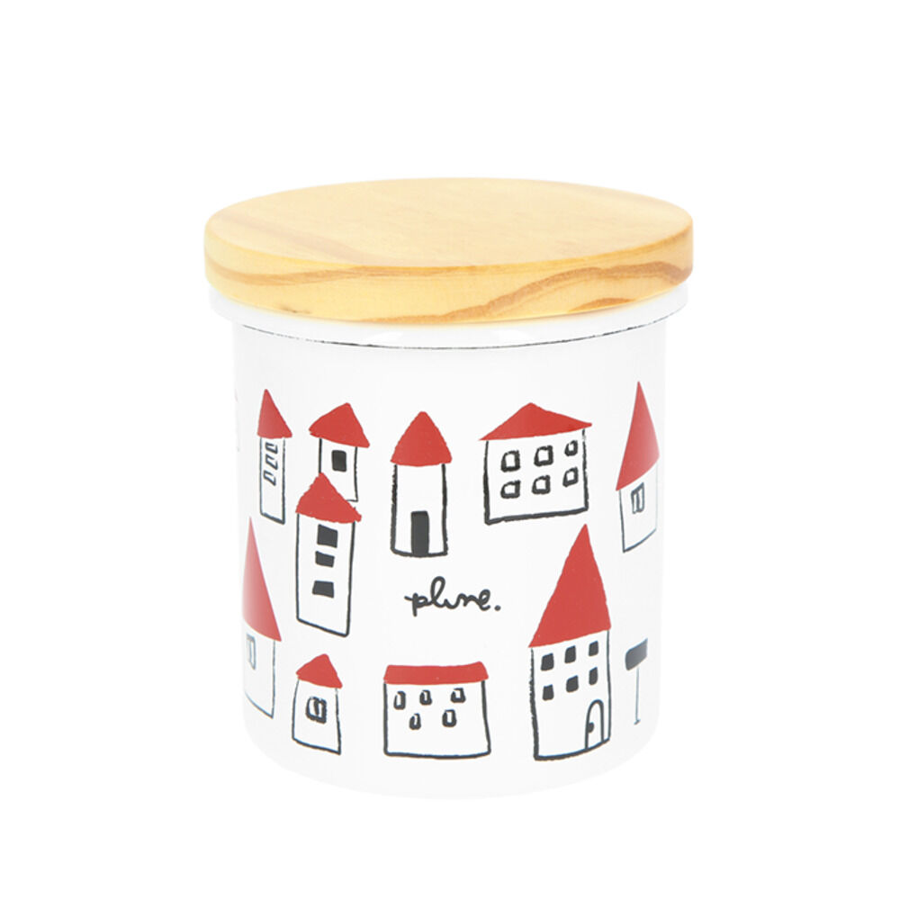 BACKYARD FAMILY「キャニスター ホーロー 通販 保存容器 ホーロー容器 茶葉 コーヒー シュガーポット ストッカー」|食器・キッチングッズ|ホワイト2