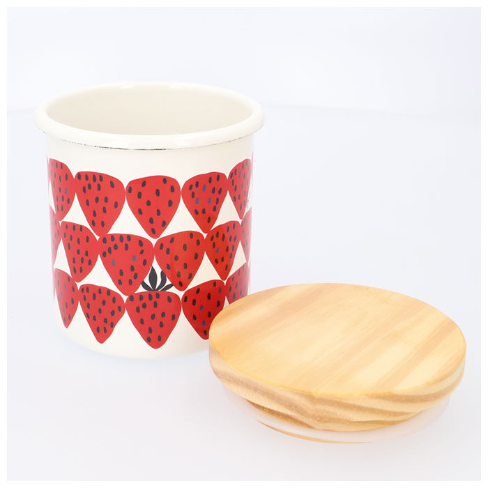 BACKYARD FAMILY「キャニスター ホーロー 通販 保存容器 ホーロー容器 茶葉 コーヒー シュガーポット ストッカー」|食器・キッチングッズ|