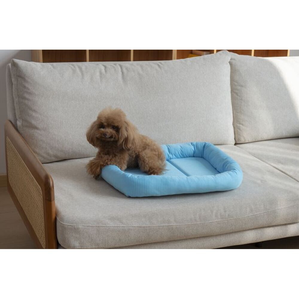 BACKYARD FAMILY「ペットベット ひんやり 通販 スクエアペットベッド スクエア クールパッド ペットマット」|その他|ブルー1