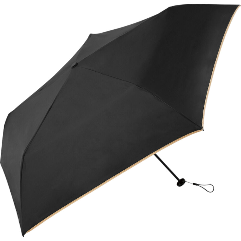BACKYARD FAMILY「because 折りたたみ傘 晴雨兼用 ビコーズ 通販 日傘 折りたたみ 晴雨兼用傘 折り畳み傘」|傘|ブラック1