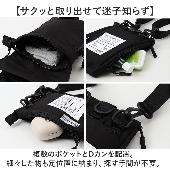 KiU「ポシェットレディース 斜めがけ 通販 ショルダーバッグ 斜め掛けバッグ ミニバッグ シンプル」|ショルダー・メッセンジャー|