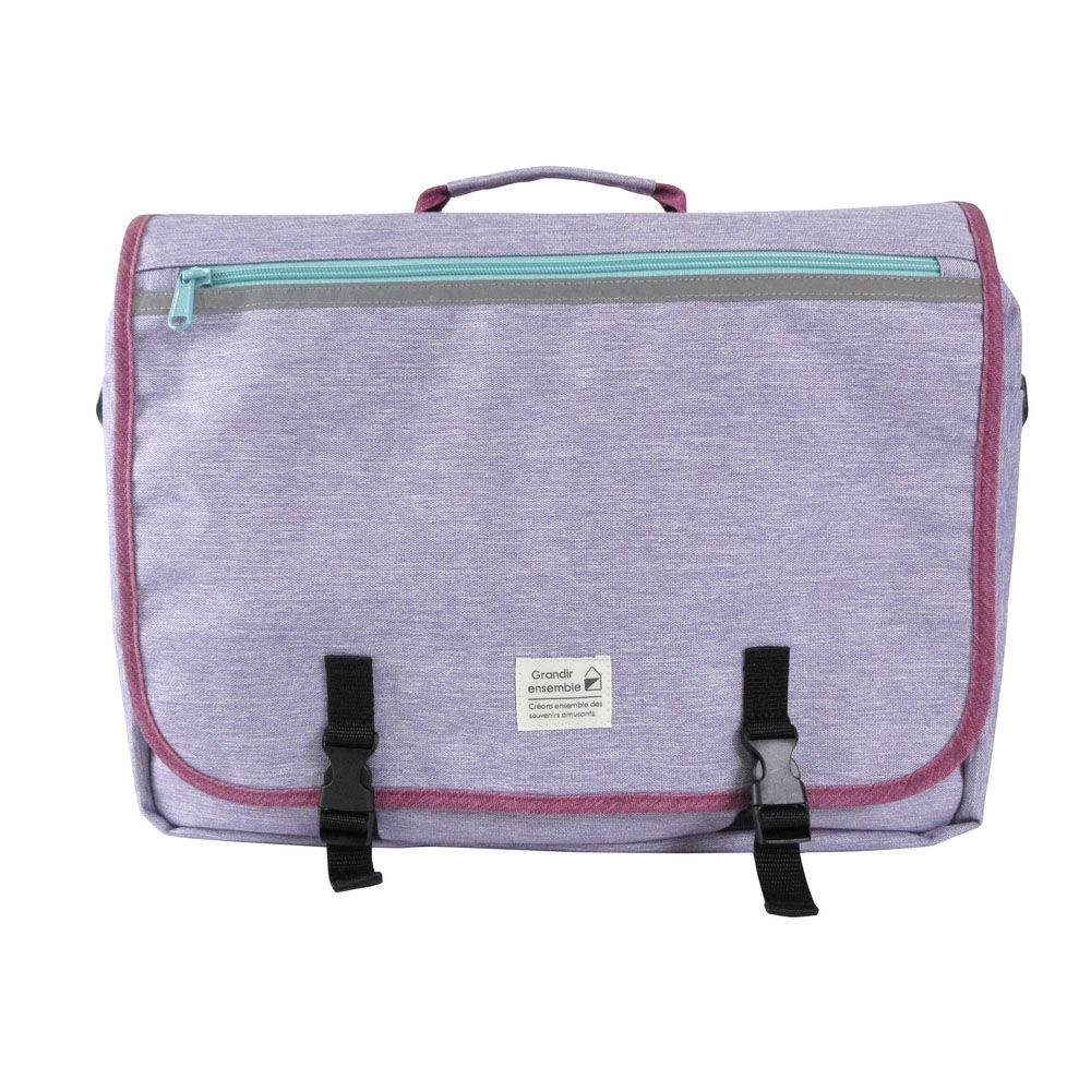 BACKYARD FAMILY「レッスンバッグ リュック 通販 横型 リュックサック 習い事バッグ 3way バッグ ショルダー」|リュック|パープル1