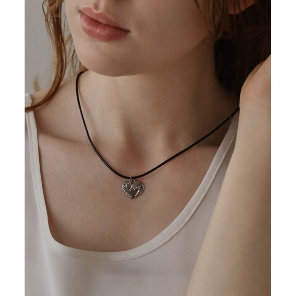 BACKYARD FAMILY「ハートチャームネックレス ダイヤモンドハーツ 通販 レディース Diamond Hearts」|その他|シルバー1