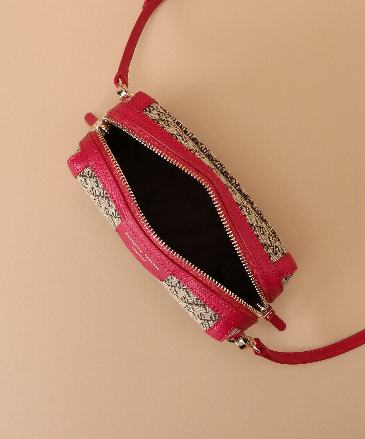 Samantha Thavasa「ST Jacquard ポシェットカレ」|ショルダー・メッセンジャー|