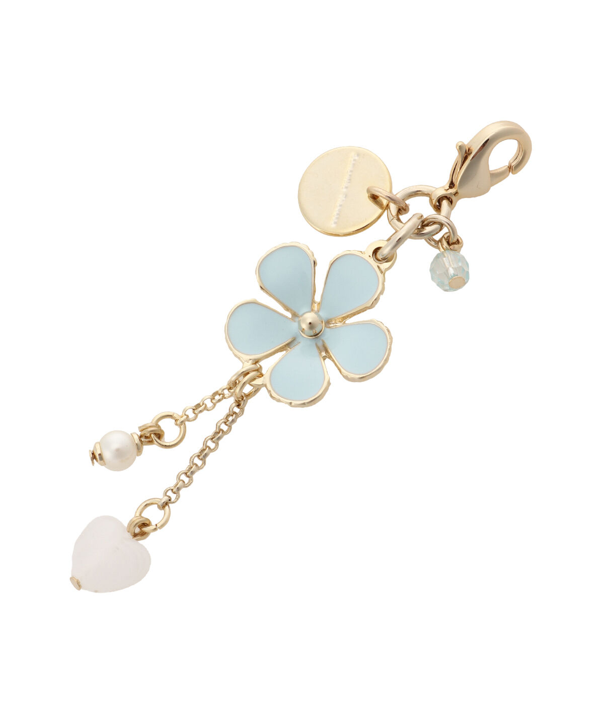 Samantha Thavasa「フラワービジューフェスナーチャーム」|チャーム・キーホルダー|ライトブルー