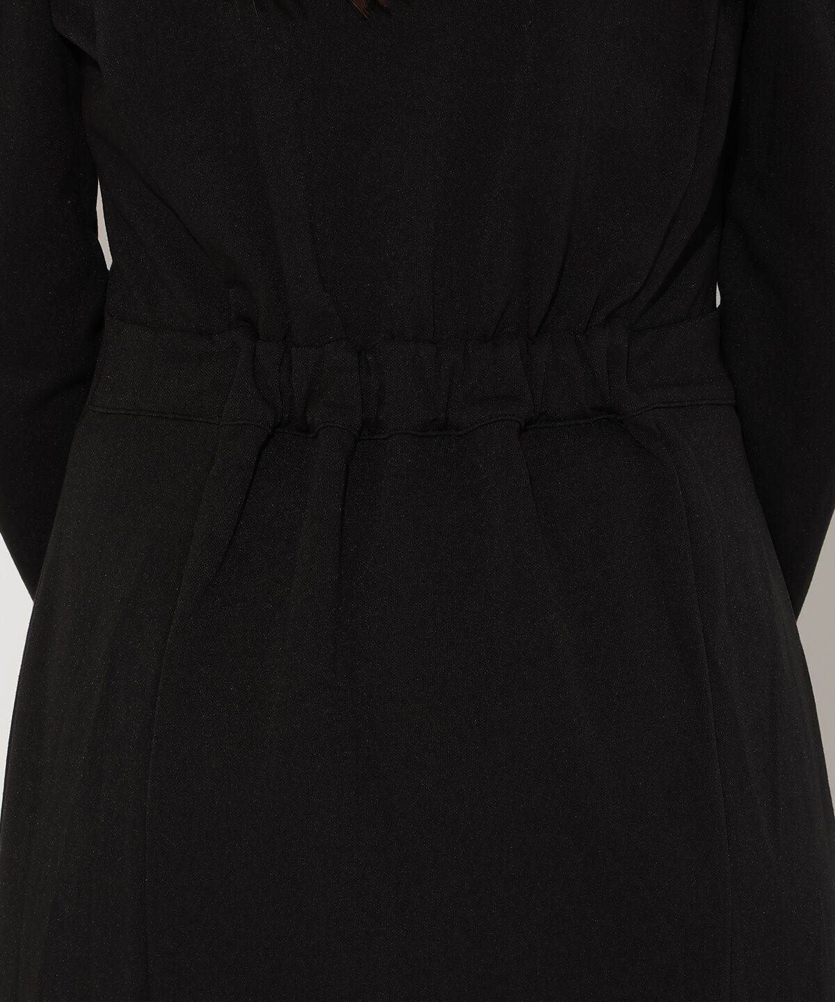 アンドクチュール「配色ポロ襟長袖ワンピース」|ワンピース|