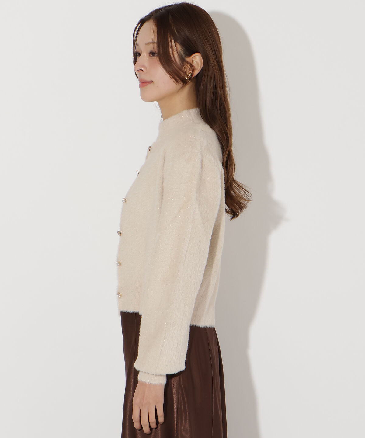 アンドクチュール「フェザーニットアンサンブル」|カーディガン|