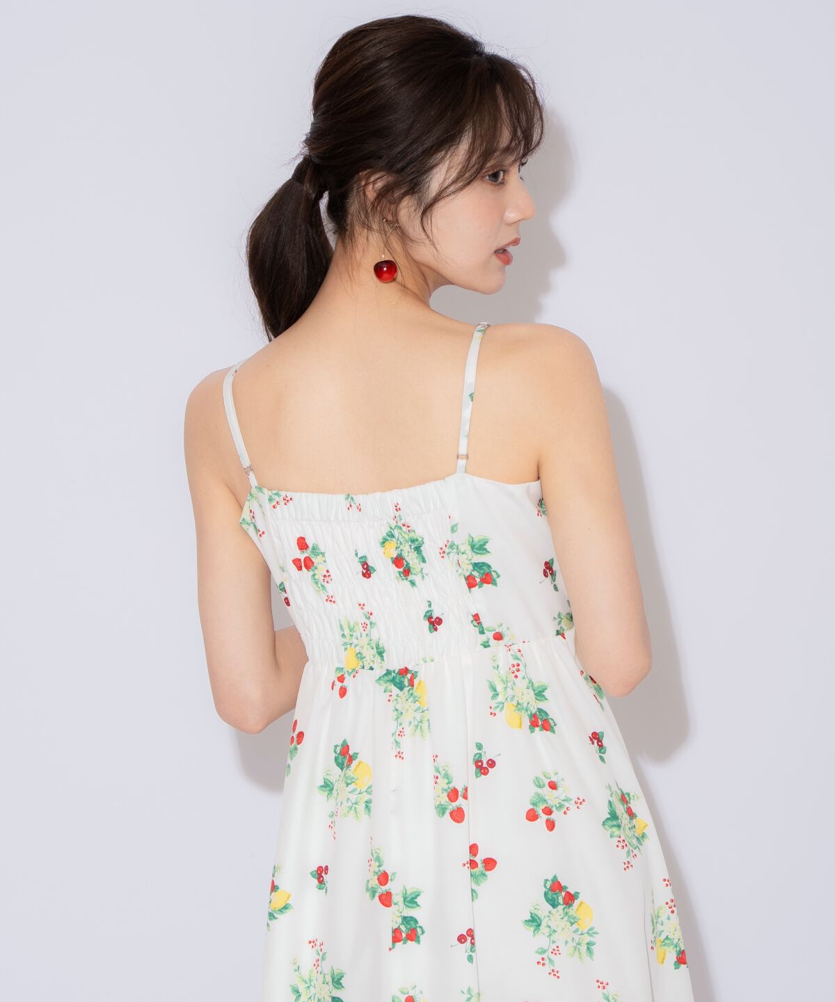 WILLSELECTION「フルーツプリントキャミワンピース」|ワンピース|