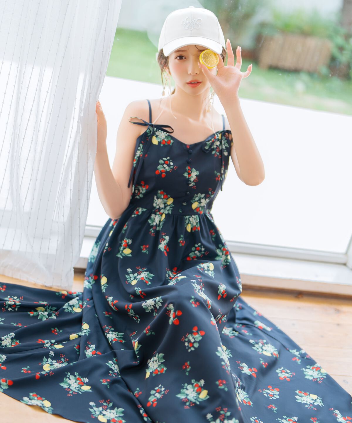 WILLSELECTION「フルーツプリントキャミワンピース」|ワンピース|