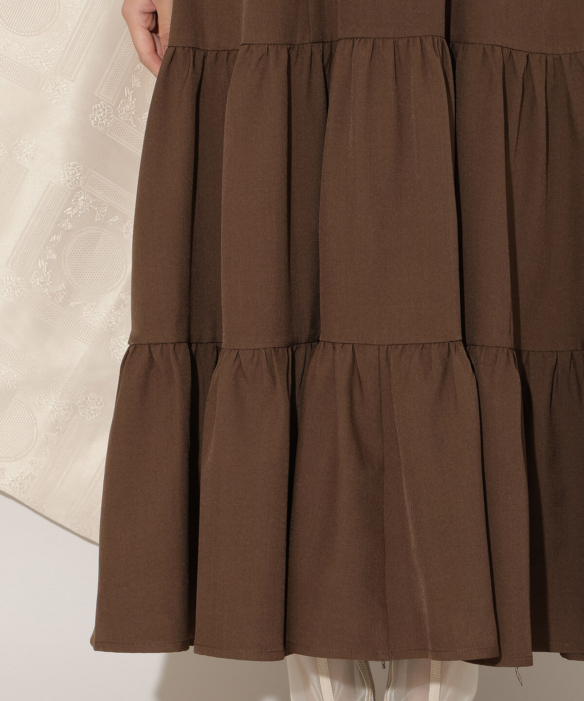 WILLSELECTION「フレアースリーブティアードワンピース」|ワンピース|