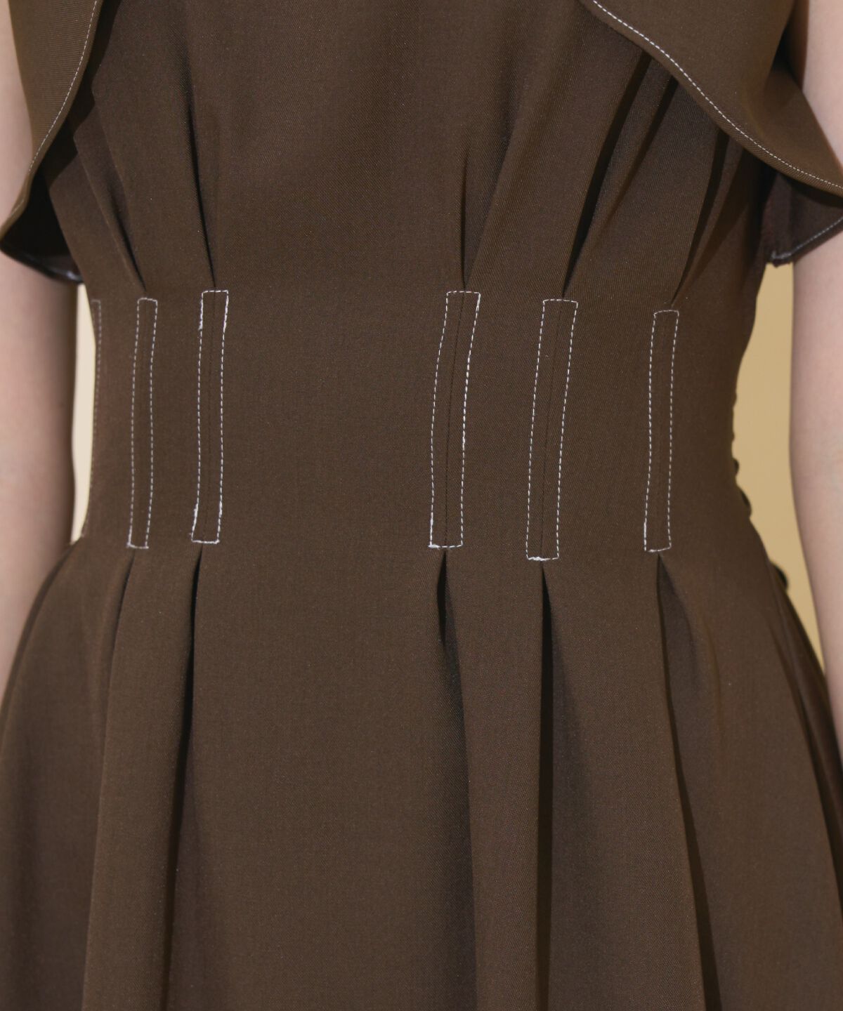 WILLSELECTION「ラッフルスリーブバックリボンワンピース」|ワンピース|