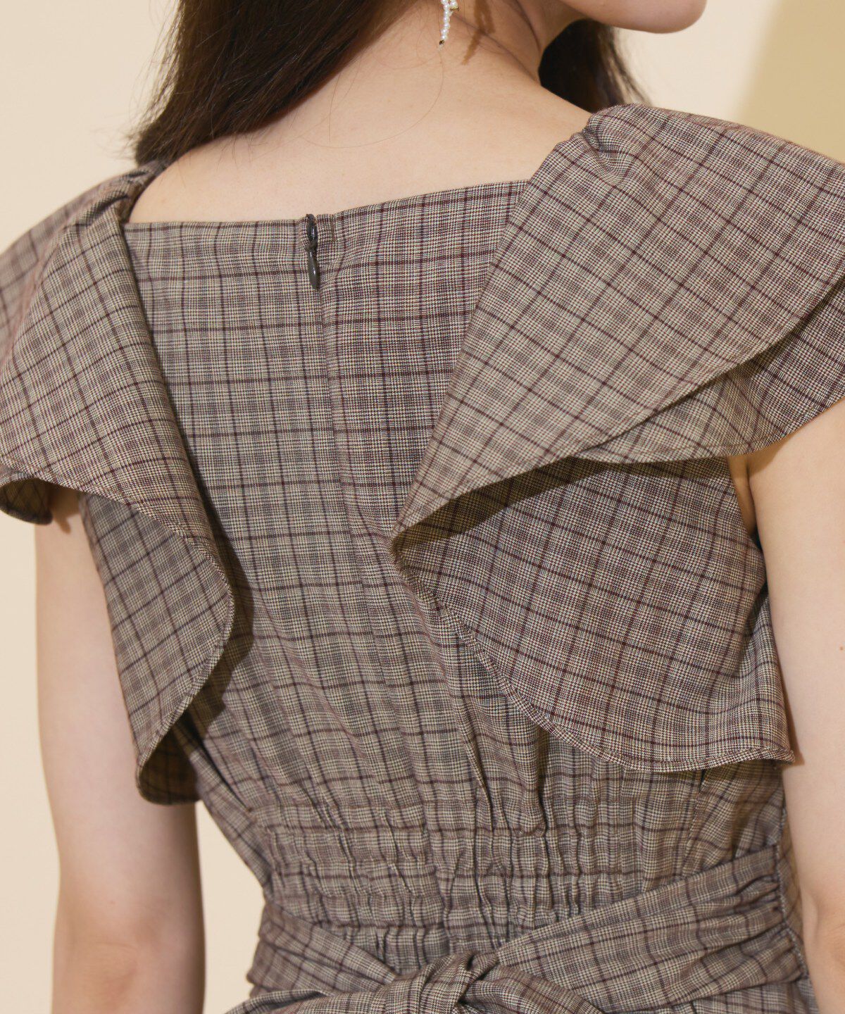 WILLSELECTION「ラッフルスリーブバックリボンワンピース」|ワンピース|