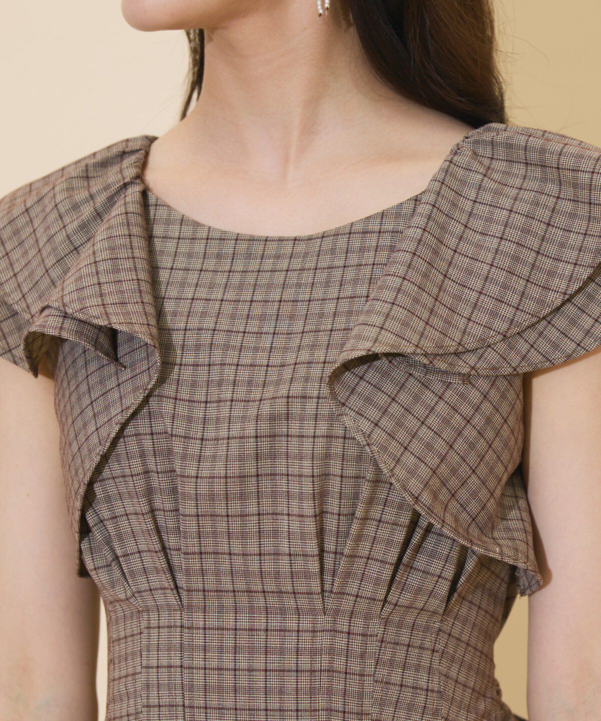 WILLSELECTION「ラッフルスリーブバックリボンワンピース」|ワンピース|