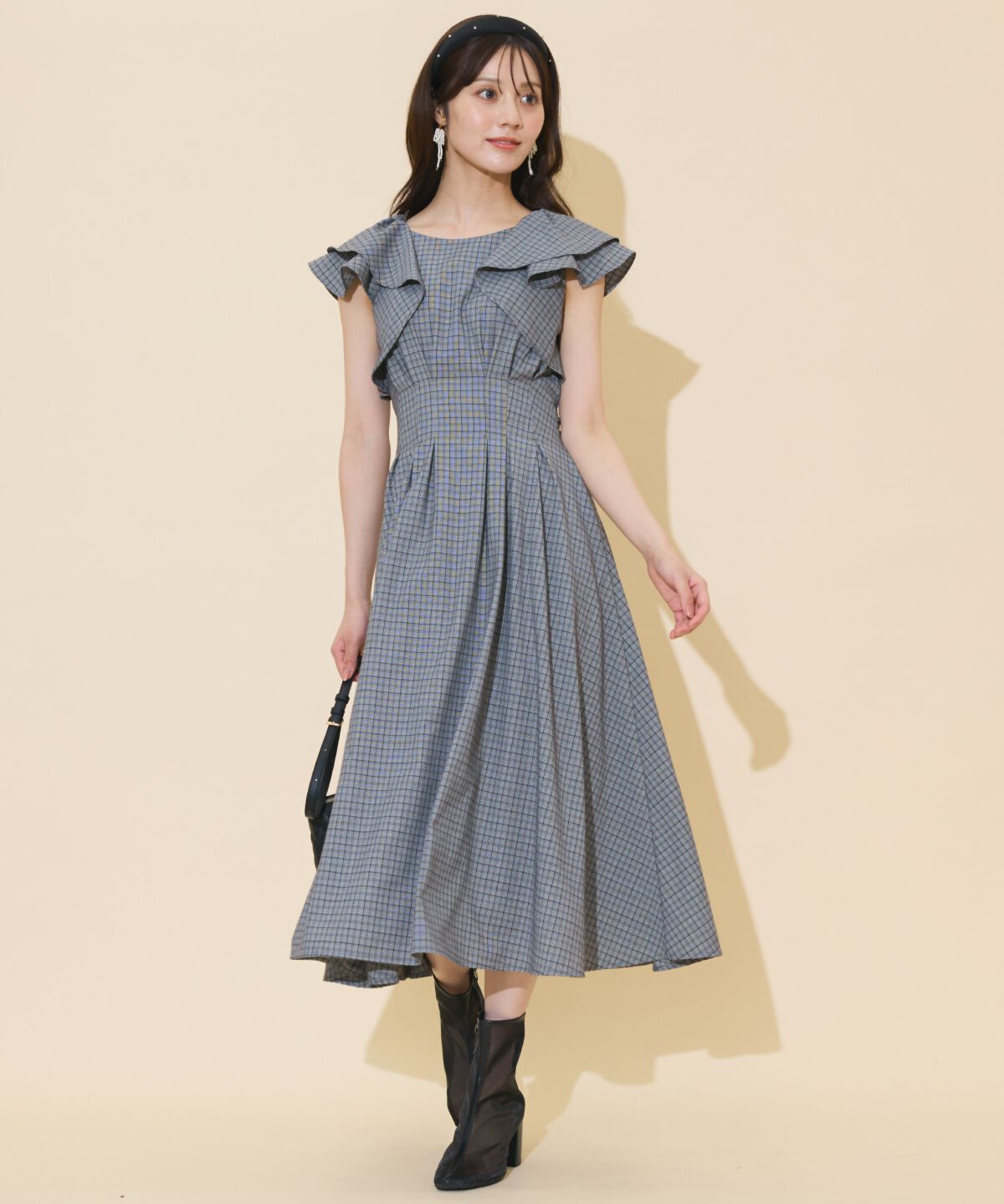 WILLSELECTION「ラッフルスリーブバックリボンワンピース」|ワンピース|