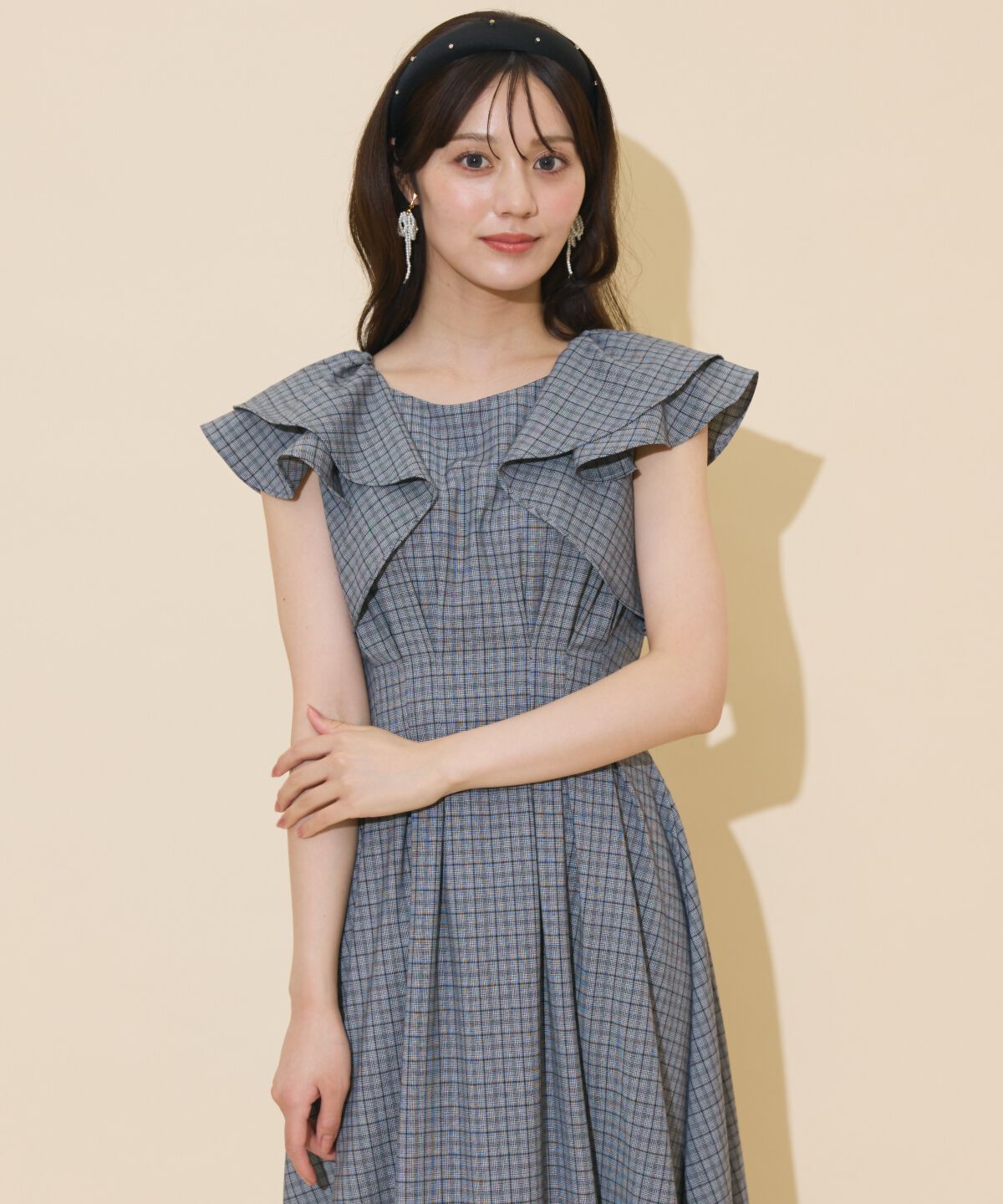 WILLSELECTION「ラッフルスリーブバックリボンワンピース」|ワンピース|