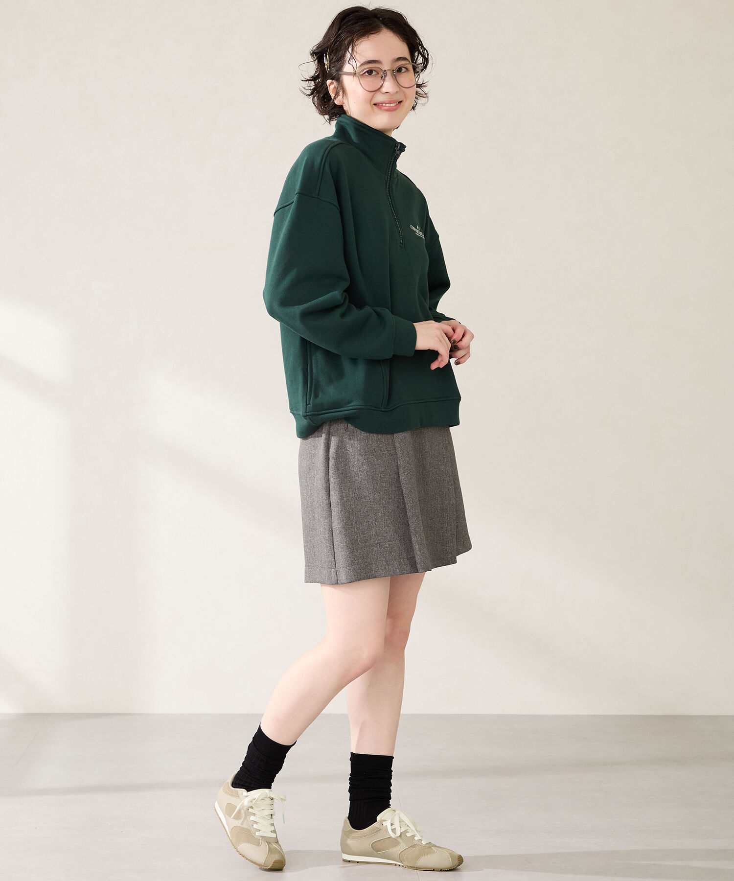 ORiental TRaffic「2way フラット 切替 スニーカー /OT3773　靴ひも2種付き」|スニーカー|