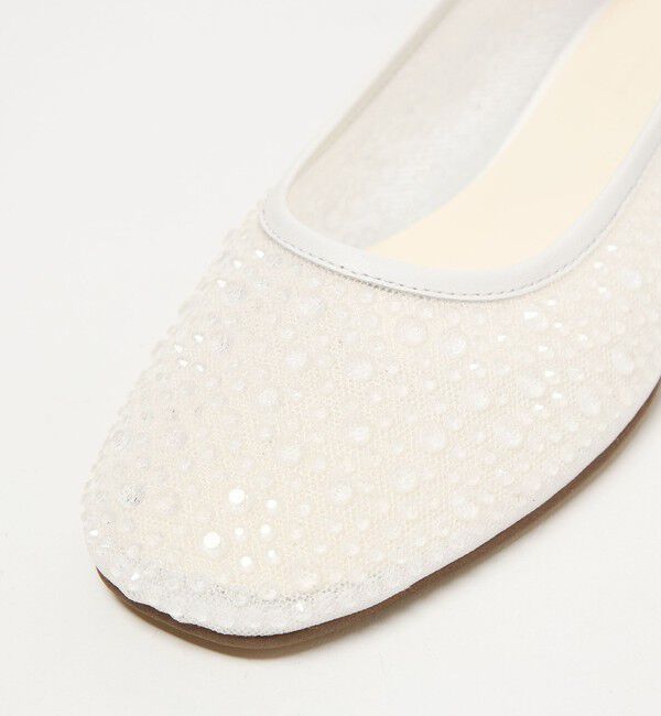 ODETTE E ODILE「クリアビジューチュール フラット10&uarr;」|パンプス|