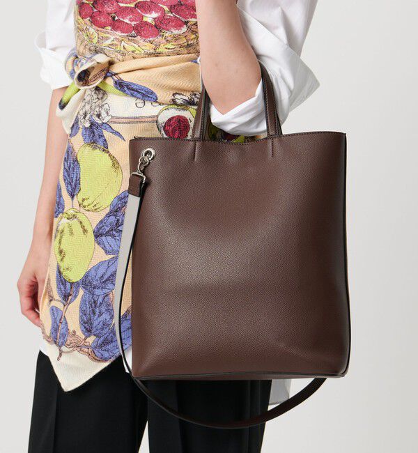 UNITED ARROWS「VERTICAL ベーシック トートバッグ」|トートバッグ|DK.BROWN
