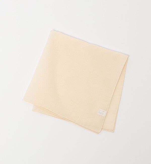 UNITED ARROWS「コットン シルク ポケットチーフ」|ハンカチ|OFF WHITE