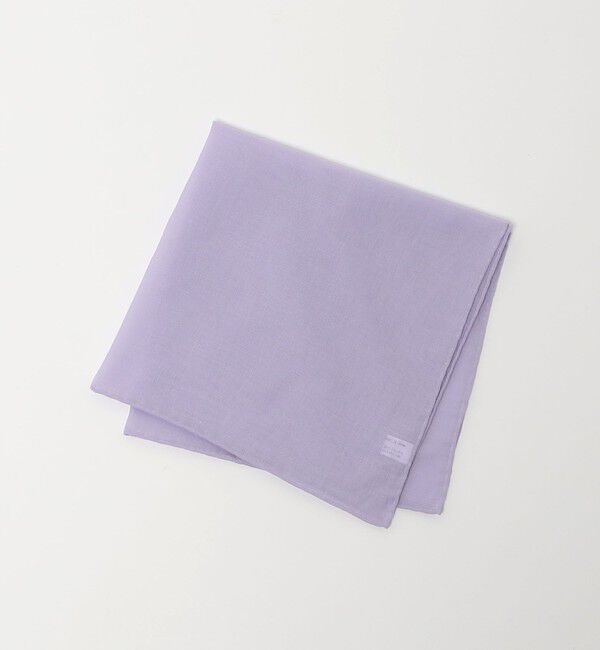 UNITED ARROWS「コットン シルク ポケットチーフ」|ハンカチ|LILAC