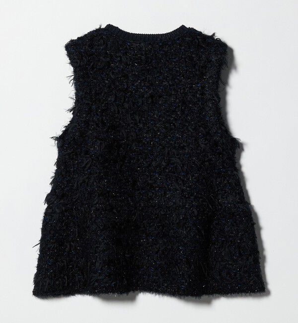 UNITED ARROWS「ミックスヤーン ペプラム ベスト」|ベスト・ジレ|