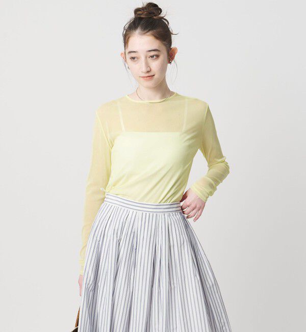 UNITED ARROWS「チュール ジャージー カットソー」|Tシャツ・カットソー|