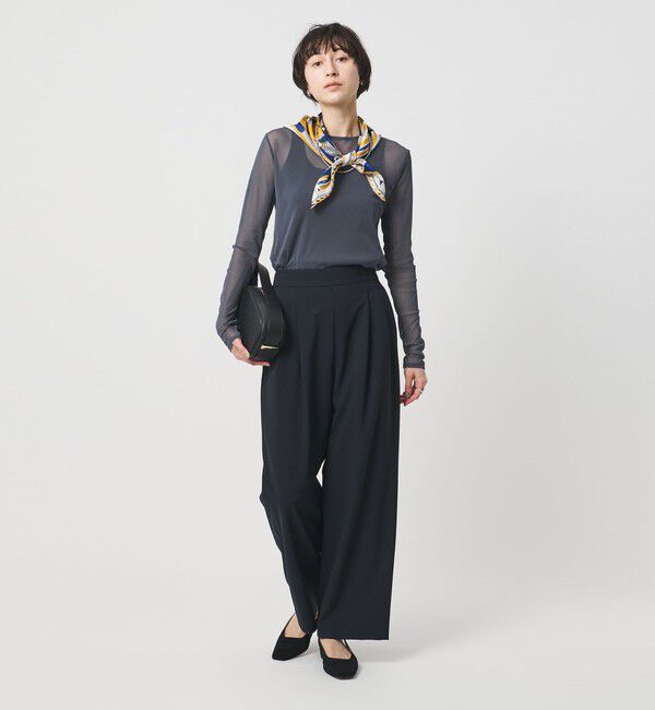 UNITED ARROWS「チュール ジャージー カットソー」|Tシャツ・カットソー|