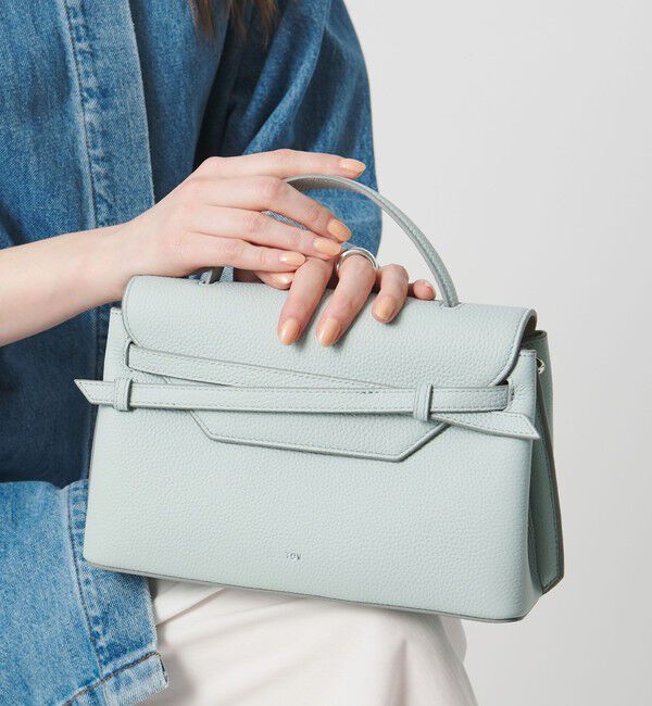 UNITED ARROWS「＜TOV＞MIMI バッグ M 」|ハンドバッグ|LT.BLUE