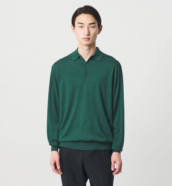 UNITED ARROWS「＜SOVEREIGN＞ハイゲージ ニットポロシャツ」|ニット・セーター|KELLY