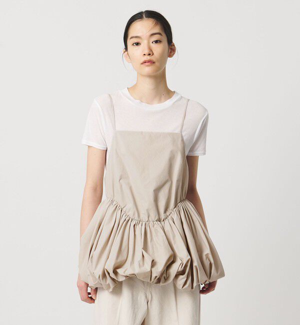 AEWEN MATOPH「＜AEWEN MATOPH＞バルーンキャミソールブラウス ‐ ウォッシャブル ‐」|キャミソール|BEIGE