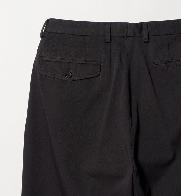 UNITED ARROWS「＜District＞コットン ツイル オーバーダイ 2プリーツ パンツ」|チノ|