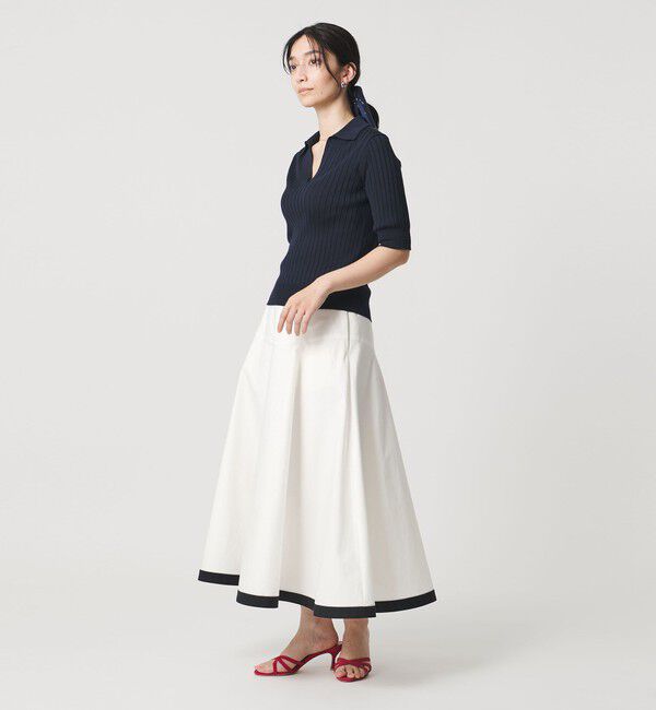 UNITED ARROWS「クリーン マリンスカート」|フレア|