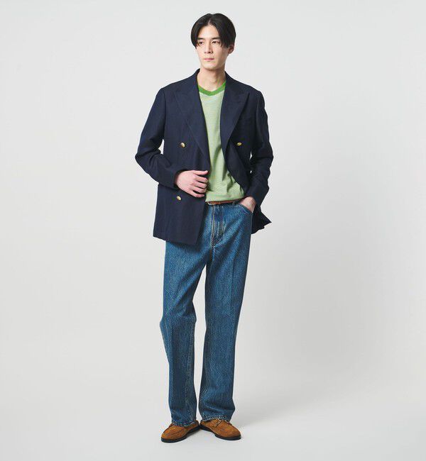 UNITED ARROWS「【別注】＜LACOSTE＞ボーダー クルーネック  Tシャツ」|Tシャツ・カットソー|