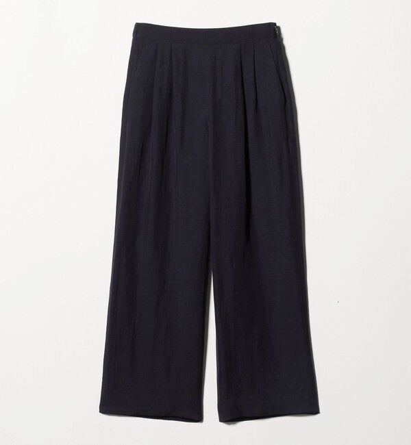 UNITED ARROWS「タック イージーパンツ ‐ウォッシャブル‐」|チノ|NAVY