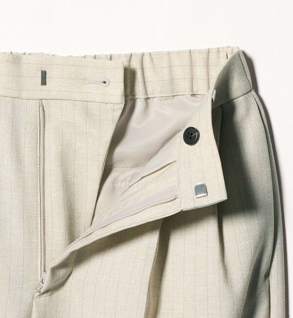 UNITED ARROWS「Spiree ストライプ ワイドパンツ ‐ウォッシャブル‐」|スラックス|