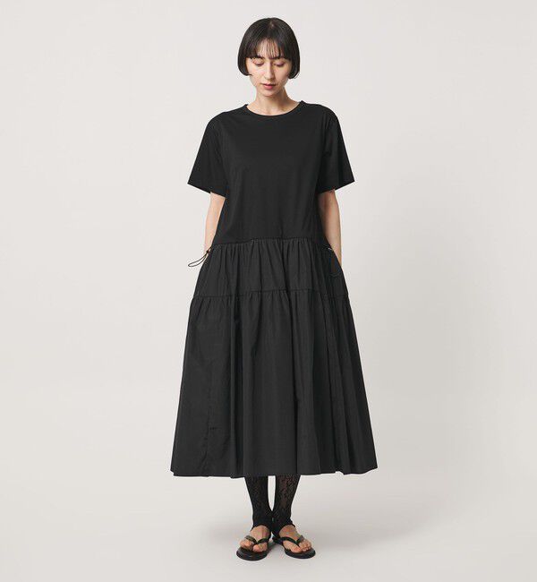 UNITED ARROWS「カット コンビ ドッキング ワンピース」|ワンピース|