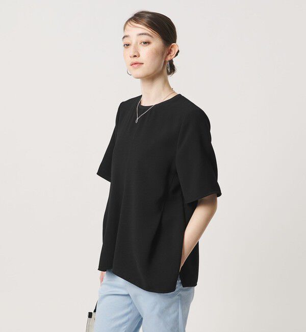 UNITED ARROWS「COMFY イレギュラー ヘム ブラウス ‐防汚 UVカット ウォッシャブル‐」|シャツ・ブラウス|