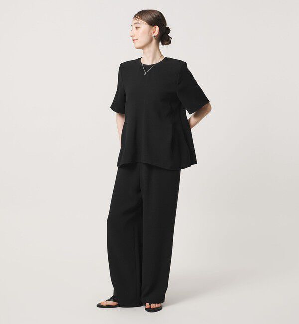 UNITED ARROWS「COMFY ドルマン ショートスリーブ ブラウス ‐防汚 UVカット ウォッシャブル‐」|シャツ・ブラウス|