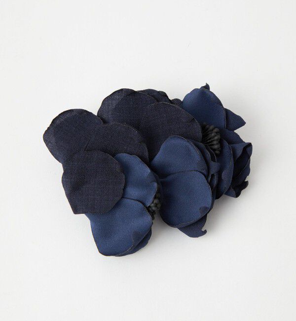 UNITED ARROWS green label relaxing「フラワーミックス コサージュ」|ブローチ・コサージュ|NAVY