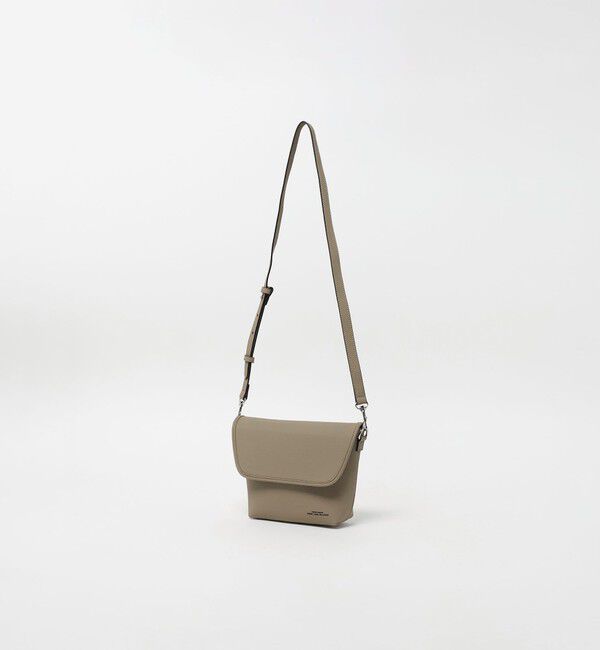 UNITED ARROWS green label relaxing「シボ レザーライク フラップ ショルダーバッグ」|ショルダー・メッセンジャー|