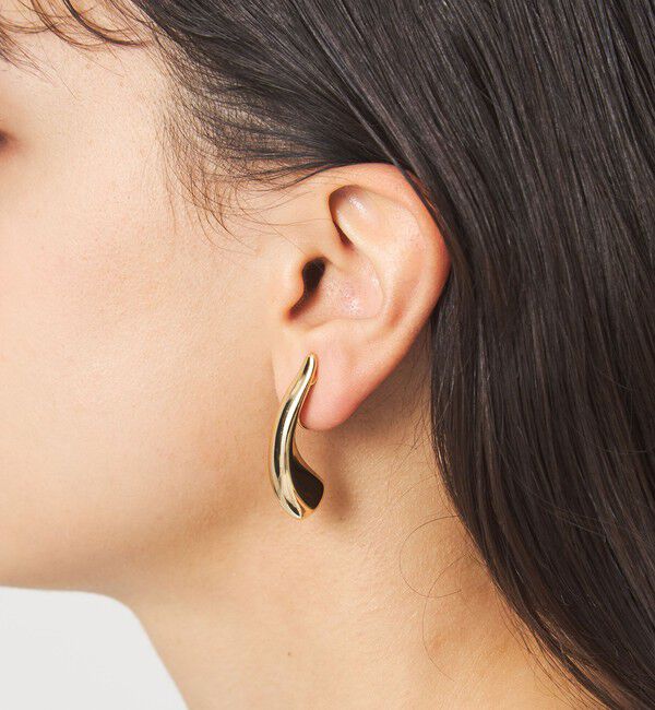 UNITED ARROWS green label relaxing「ドロップバー イヤリング」|イヤリング|GOLD