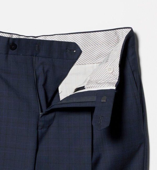 UNITED ARROWS green label relaxing「REDA グレンチェック HX 1プリーツ スーツパンツ」|スーツ|
