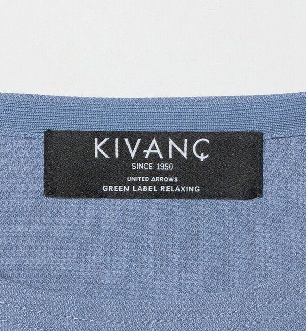 UNITED ARROWS green label relaxing「KIVANC ノーカラー 長袖 Tシャツ」|Tシャツ・カットソー|