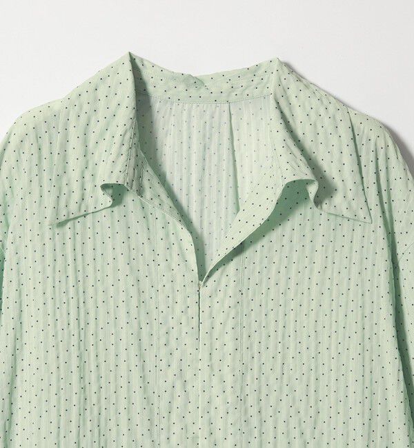 EMMEL REFINES「＜EMMEL REFINES＞EM ドット セミシアー シャツ」|シャツ・ブラウス|