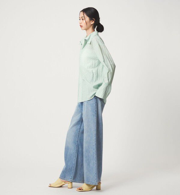 EMMEL REFINES「＜EMMEL REFINES＞EM ドット セミシアー シャツ」|シャツ・ブラウス|